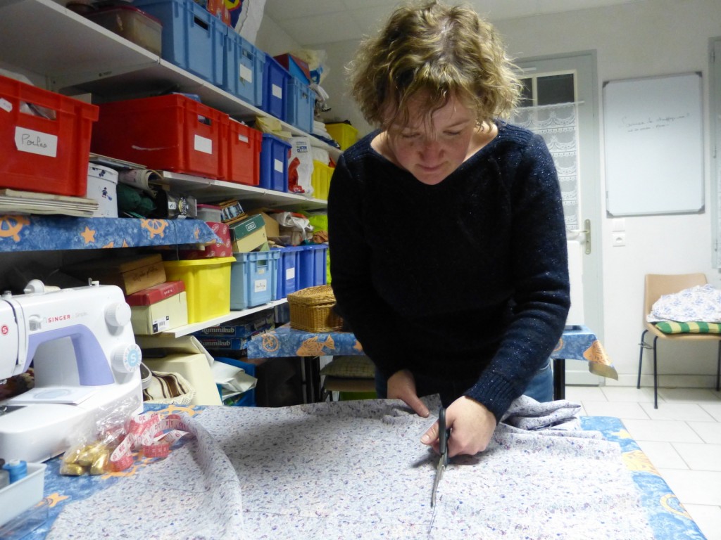 Couture à l'association Ré-Création - Saint-Clément des Baleines