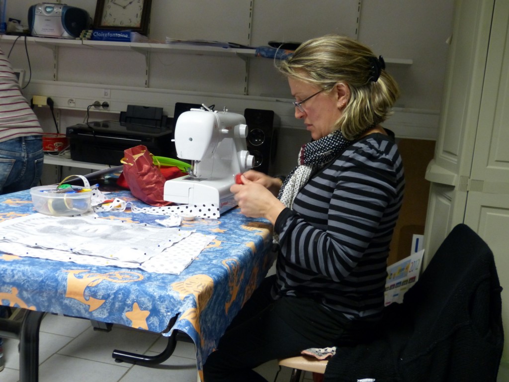 Couture à l'association Ré-Création - Saint-Clément des Baleines
