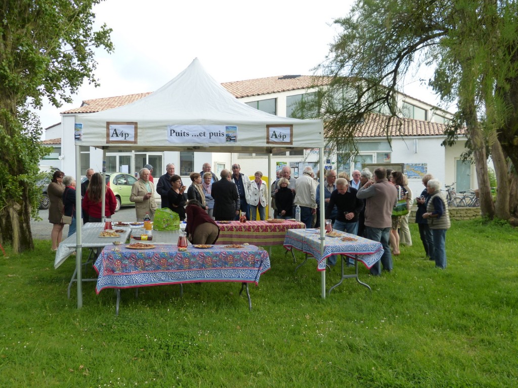 Les Portes-en-Ré - Lancement de l'appli découverte des 24 puits communaux