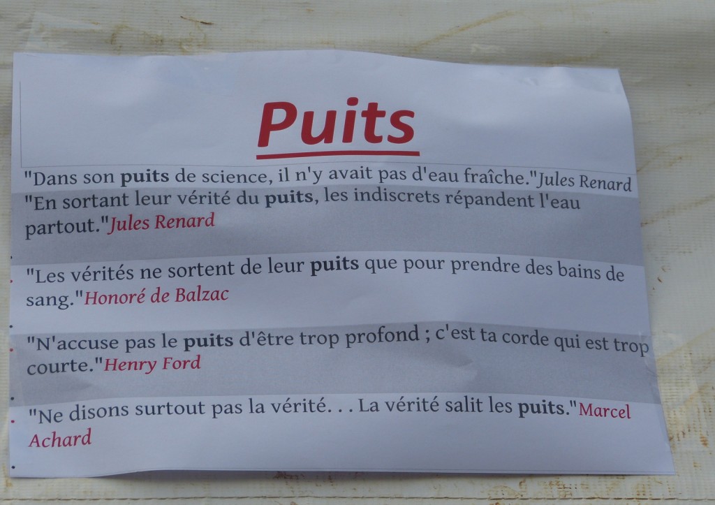 A4P - Citations puits