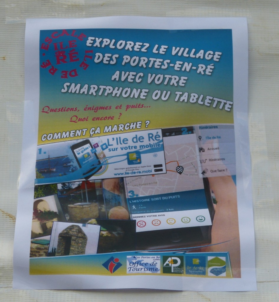 Les Portes-en-Ré -Application découverte des 24 puits communaux