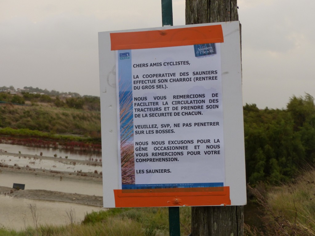 Charroi de sel - Ile de Ré - septembre 2015