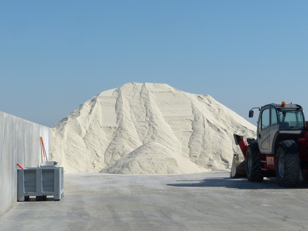 Silo de sel à la Coopérative d'Ars-en-Ré - septembre 2015