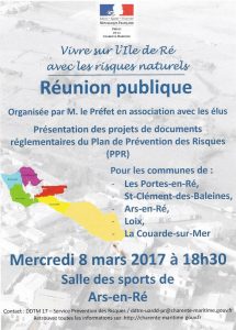 Affichette Réunion publique PPRN Ars - 8 mars 2017