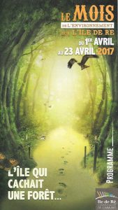 Ile de Ré - Brochure Mois de l'Environnement - avril 2017