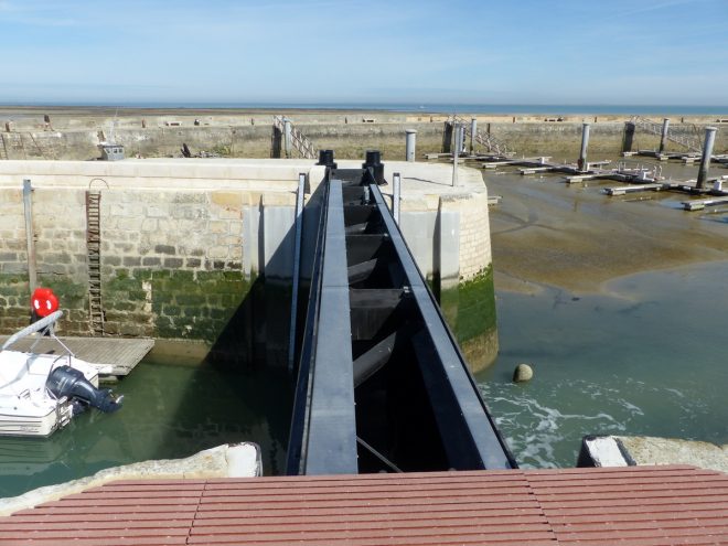 Porte de La Flotte - Essais de fermeture de la porte - 30 mars 2017