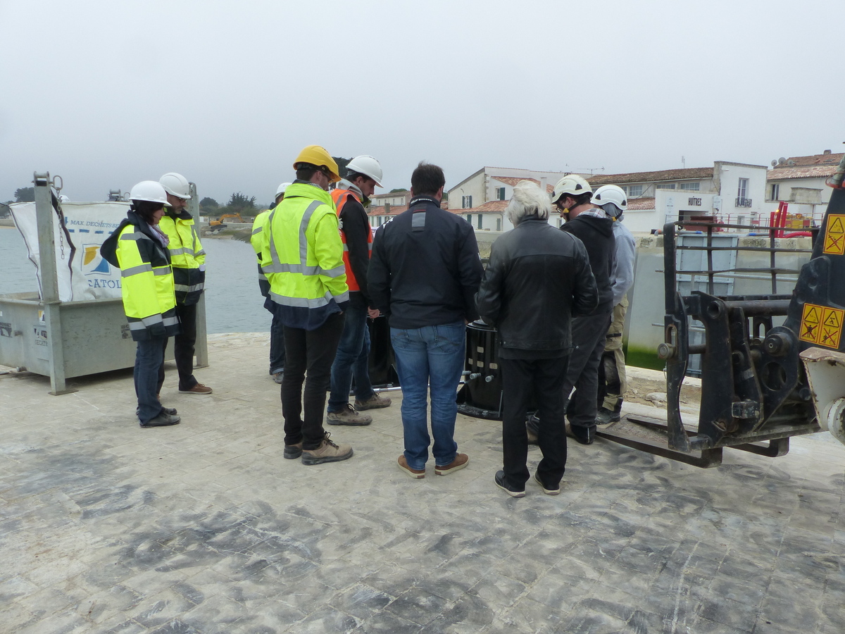 Réunion de chantier - 25 octobre 2016.