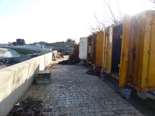 Port de La Flotte - Parapet promenade - 29 novembre 2016.