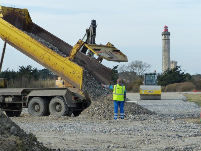 Parking du Phare des Baleines - 14 décembre 2016
