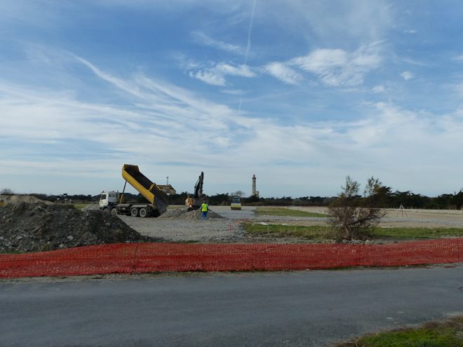Parking du Phare des Baleines - 14 décembre 2016