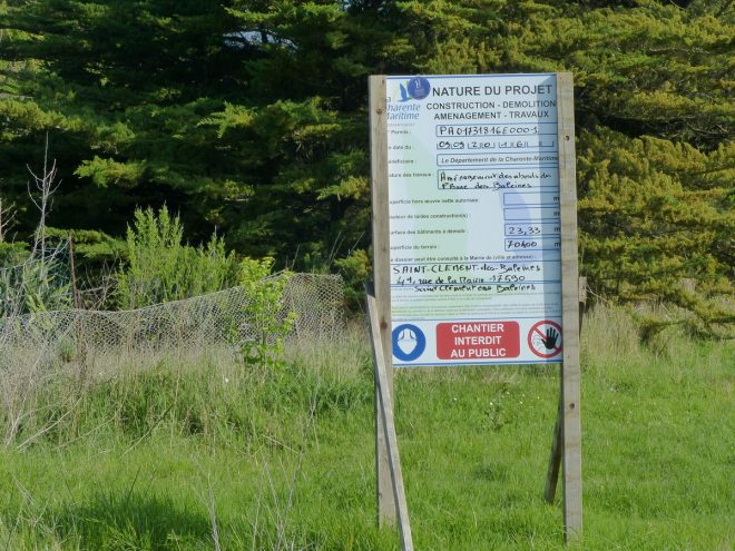 Aménagement Pointe Phare des Baleines - 5 avril 2017