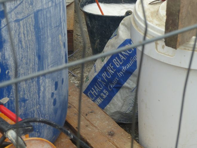 Ars-en-Ré - Travaux église - Etanchéité escalier - 6 mars 2017