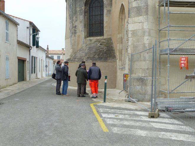 Ars-en-Ré - Travaux église - Sondages archéologiques - 20 mars 2017