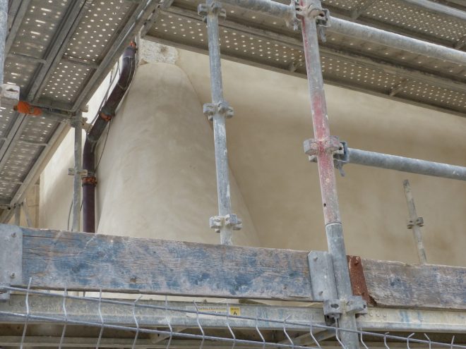 Ars-en-Ré - Travaux église - Etanchéité escalier - 20 mars 2017