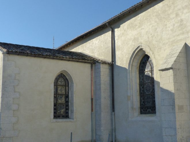 Ars-en-Ré - Travaux église - Chaulage des murs- 3 avril 2017