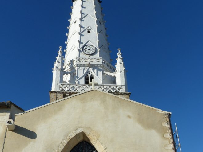 Ars-en-Ré - Travaux église - Vitraux - 3 avril 2017