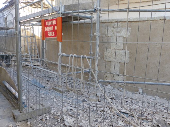 Ars-en-Ré - Travaux église -Arrière - 3 avril 2017