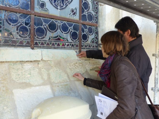 Ars-en-Ré - Travaux église - Vitraux - 3 avril 2017