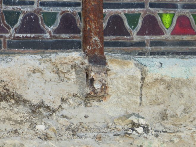 Ars-en-Ré - Travaux église - Vitraux - 3 avril 2017