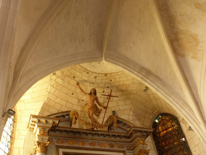 Ars-en-Ré - Travaux église -Arrière et intérieur - 9 avril 2017