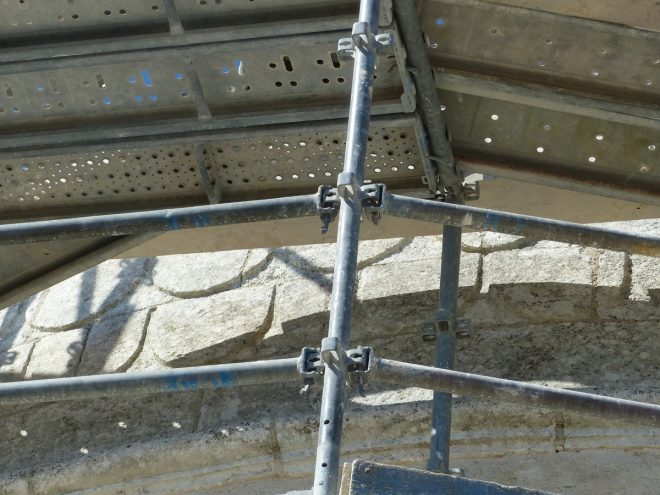 Ars-en-Ré - Travaux église -Arrière - 9 avril 2017