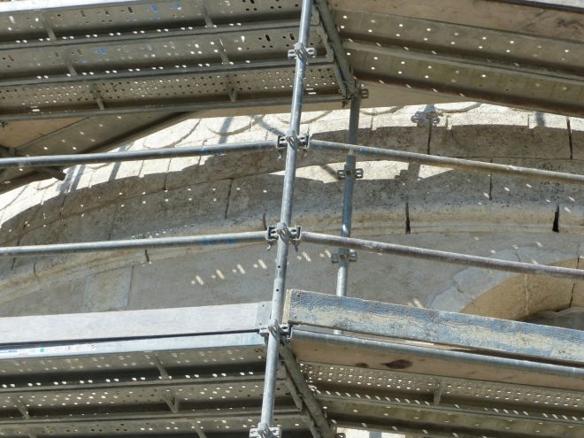 Ars-en-Ré - Travaux église -Arrière - 18 avril 2017