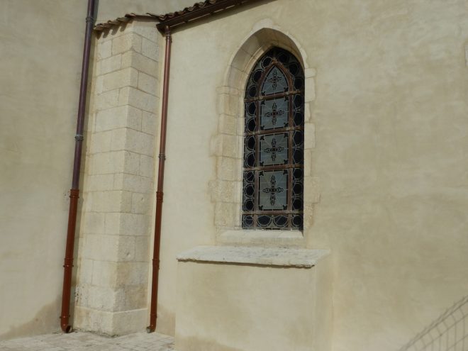 Ars-en-Ré - Travaux église - Etanchéité murs - 9 mai 2017