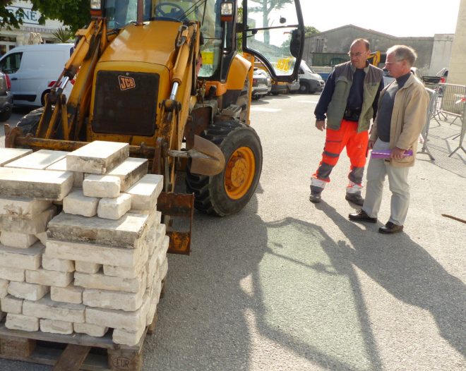 Ars-en-Ré - Travaux église - Sondages archéologiques - 9 mai 2017