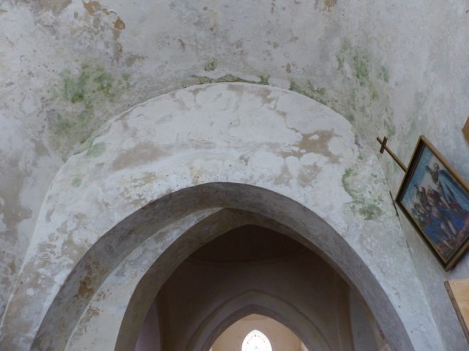 Ars-en-Ré - Travaux église - Etanchéité escalier - 9 mai 2017