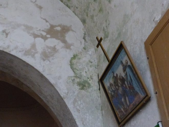 Ars-en-Ré - Travaux église - Etanchéité escalier - 9 mai 2017