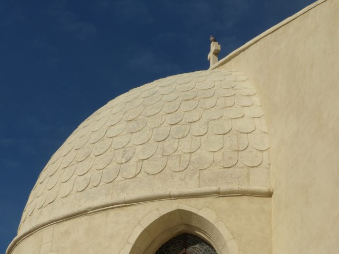 Ars-en-Ré - Travaux église - Arrière - 15 mai 2017