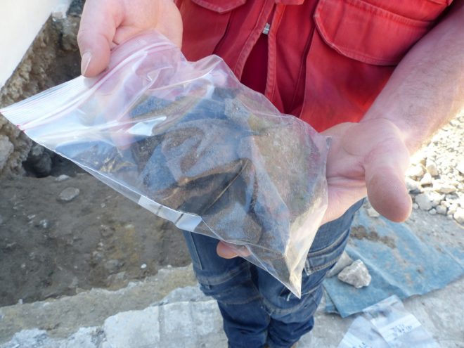 Ars-en-Ré - Travaux église - Sondages archéologiques - 16 mai 2017