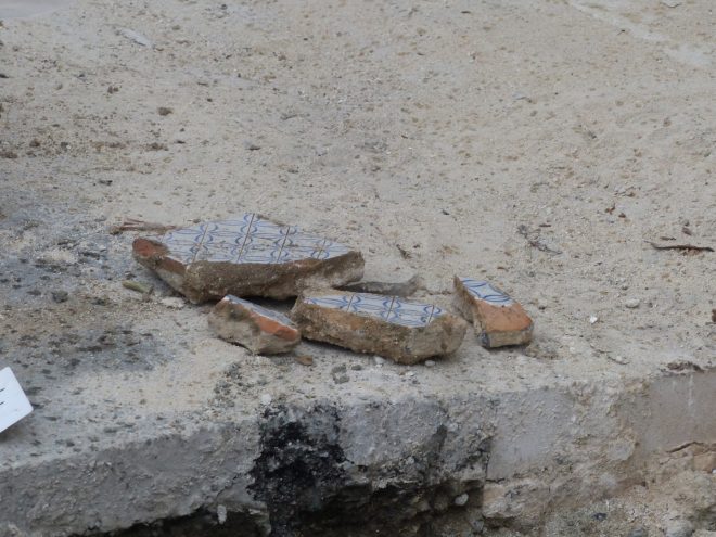 Ars-en-Ré - Travaux église - Sondages archéologiques - 17 mai 2017