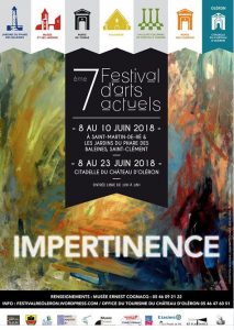 Affichette Festival M'L'Art - Ile de Ré - 8 au 10 juin 2018