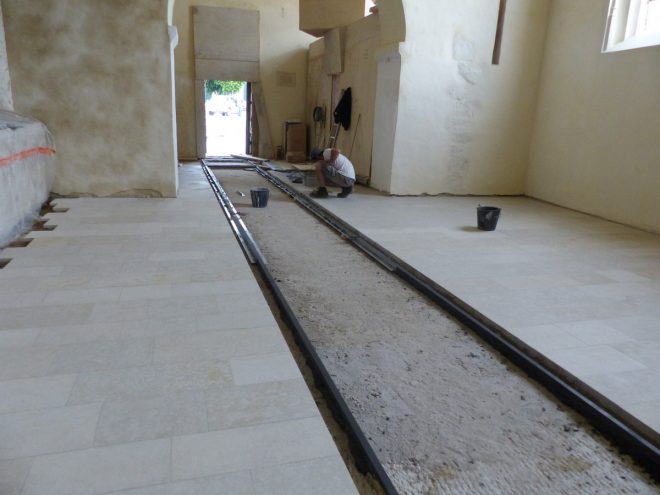 Ars-en-Ré - Travaux église - Sols - 28 mai 2018