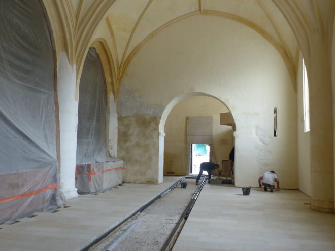 Ars-en-Ré - Travaux église - Sols - 28 mai 2018