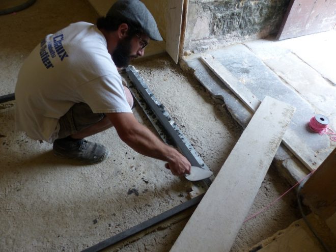 Ars-en-Ré - Travaux église - Sols - 28 mai 2018