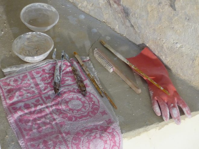 Ars-en-Ré - Travaux église - Dessins - 28 mai 2018