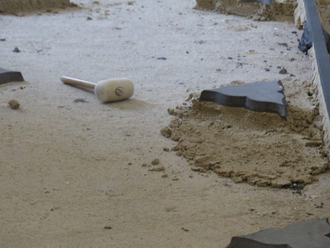 Ars-en-Ré - Travaux église - Sols - 30 mai 2018