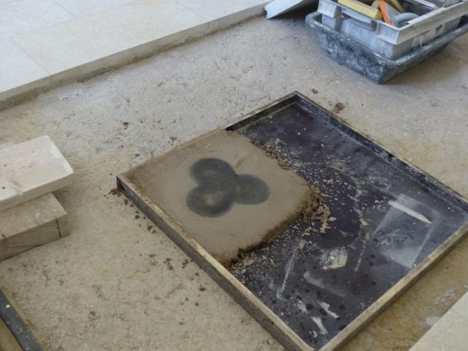 Ars-en-Ré - Travaux église - Sols - 30 mai 2018