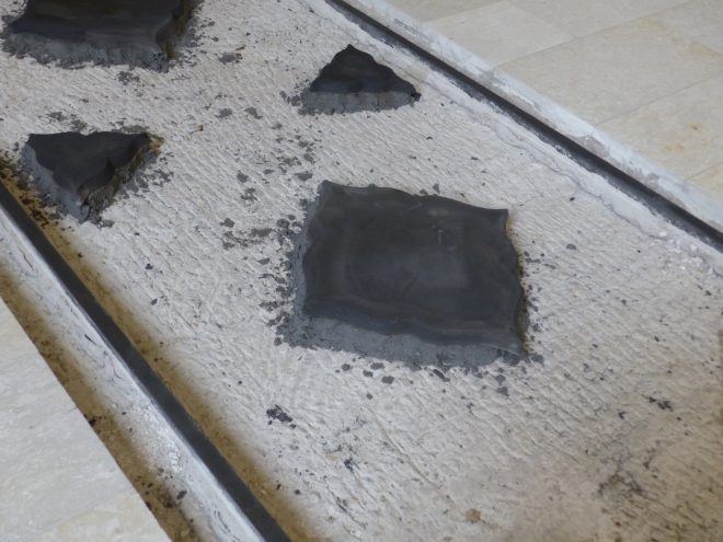 Ars-en-Ré - Travaux église - Sols - 30 mai 2018