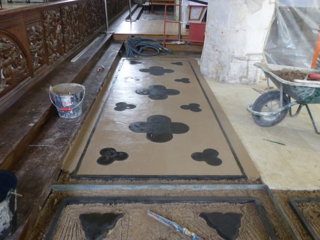 Ars-en-Ré - Travaux église - Sols - 30 mai 2018