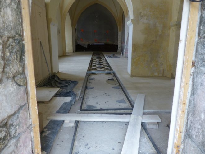 Ars-en-Ré - Travaux église - Sols - 31 mai 2018