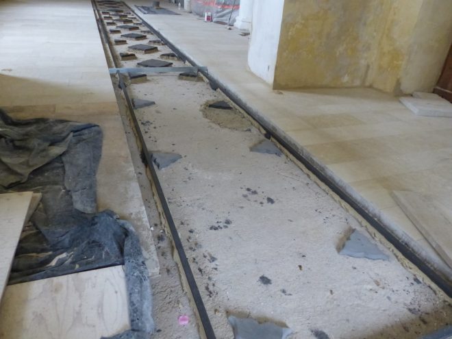 Ars-en-Ré - Travaux église - Sols - 31 mai 2018