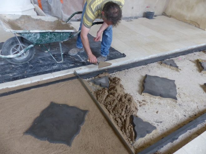 Ars-en-Ré - Travaux église - Sols - 2 juin 2018