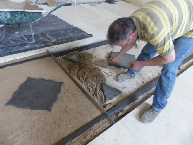 Ars-en-Ré - Travaux église - Sols - 2 juin 2018