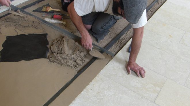 Ars-en-Ré - Travaux église - Sols - 5 juin 2018