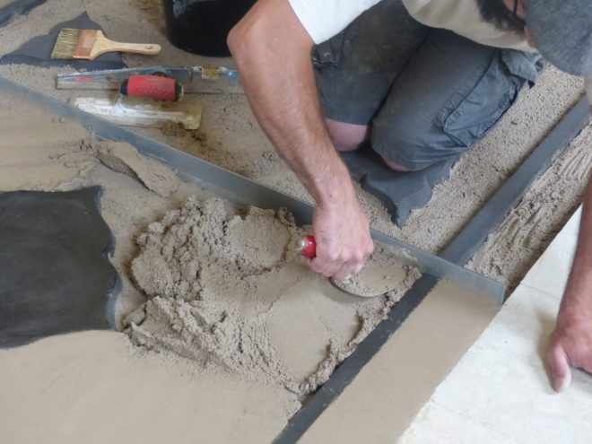 Ars-en-Ré - Travaux église - Sols - 5 juin 2018