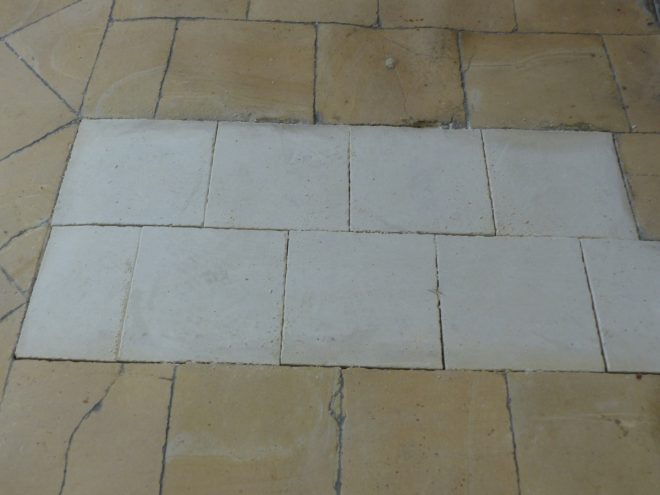 Ars-en-Ré - Travaux église - Sols chapelle - 5 juin 2018