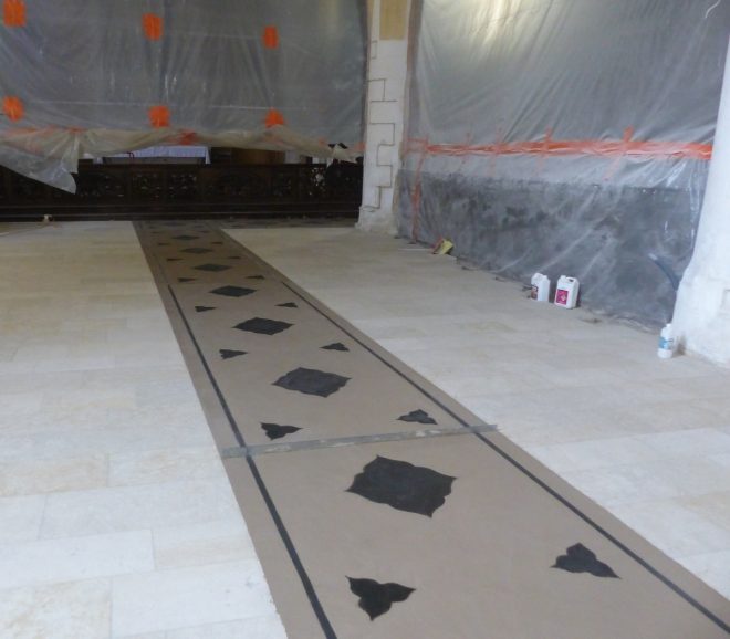 Ars-en-Ré - Travaux église - Sols - 5 juin 2018